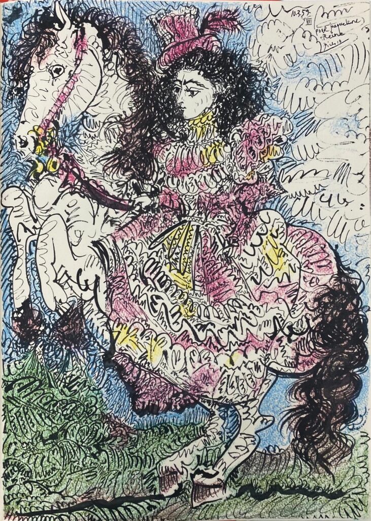 La cavalière VIII de Pablo Picasso, 1961