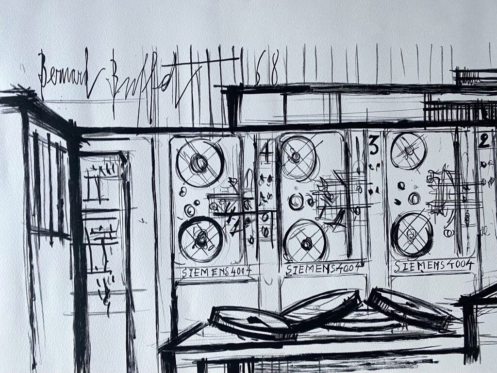 Computer, Siemens de Bernard Buffet, 1968 (vue 2)