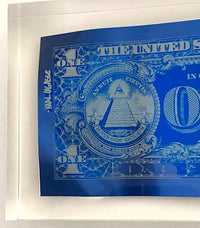 One dollar Blue inclusion by Karl Lagasse, 2026 (view 4)