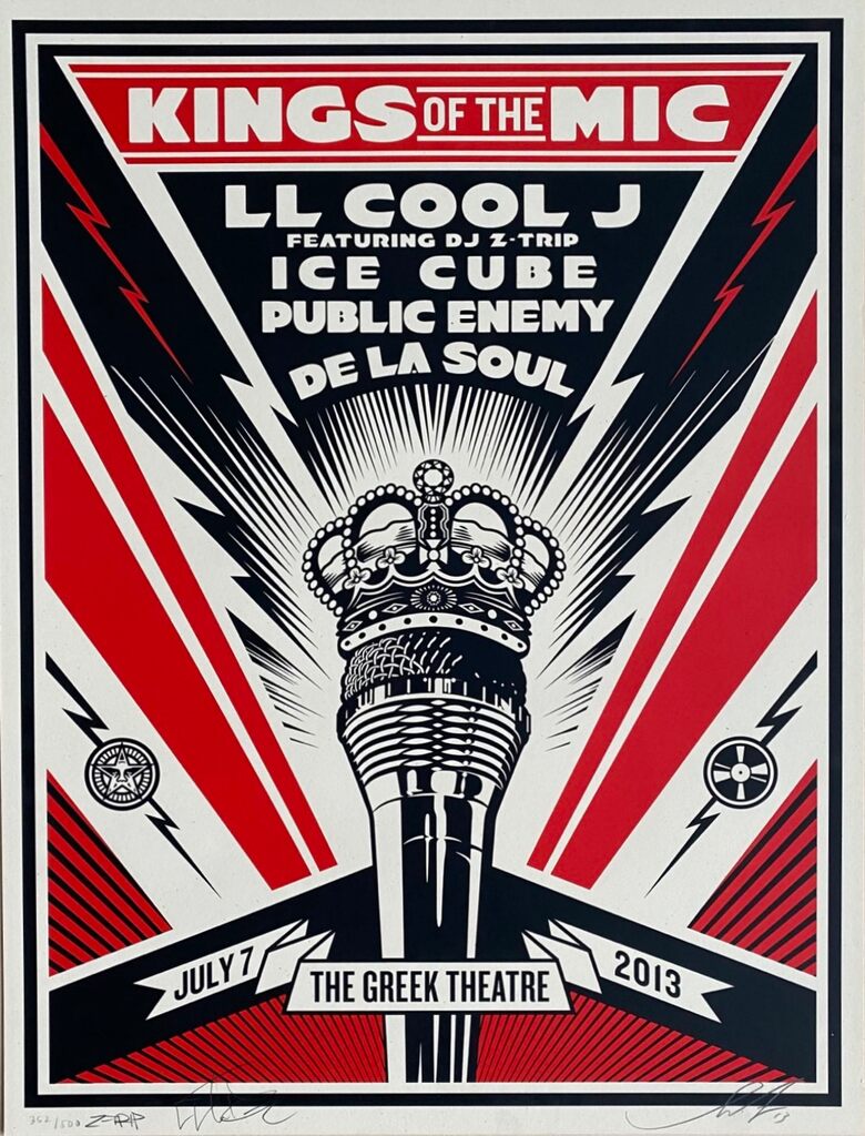 Kings of the Mic by Shepard Fairey, 2013