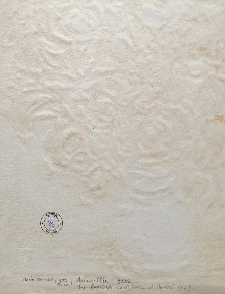 Amaryllis by Andre Cottavoz, 1991 (view 6)