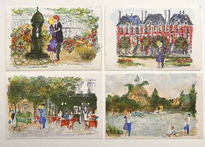 Views of France by Urbain Huchet, c. 1960
