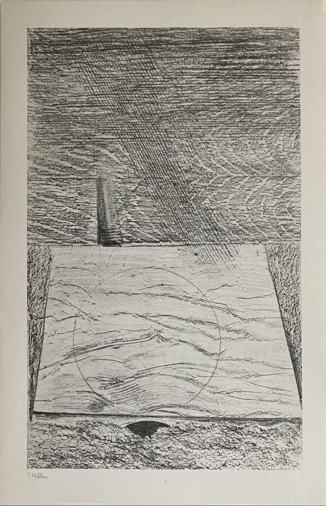 The Sea and Rain (La Mer et la pluie) de Max Ernst, 1972