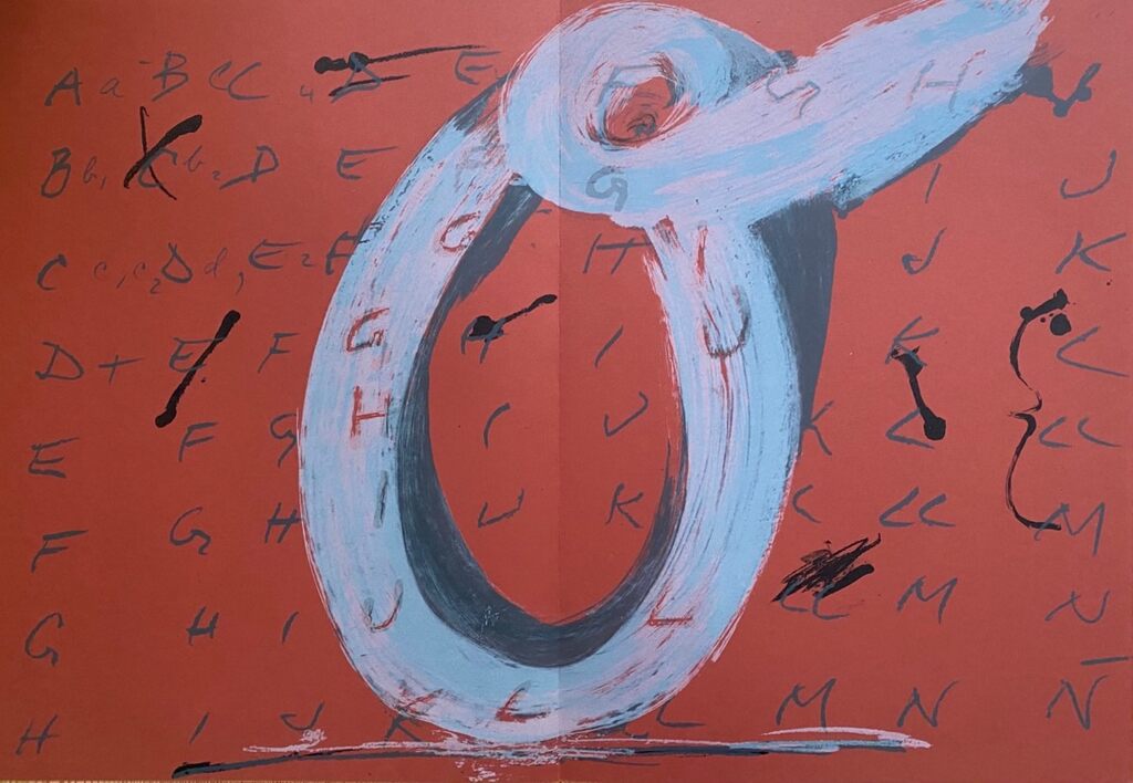 Lettre O d'Antoni Tàpies, 1972
