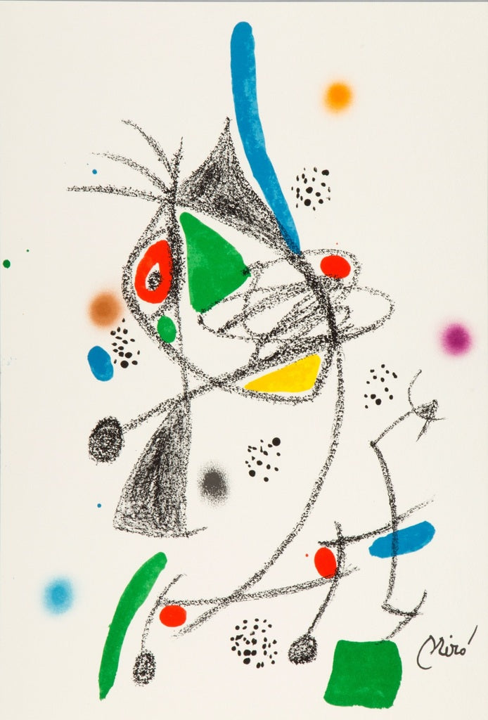 Maravillas con Variaciones Acrósticas 4 de Joan Miró, 1975