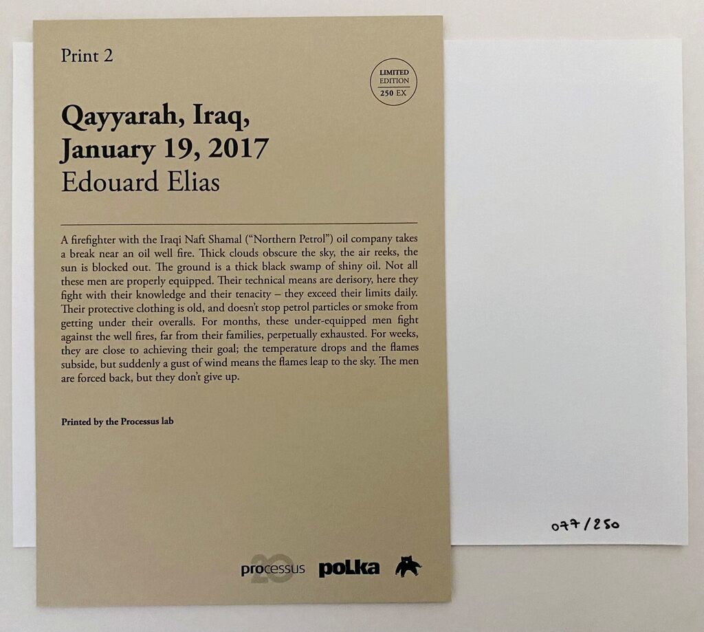 Qayyarah, Iraq, January 19 by Edouard Elias, 2017 (view 2)
