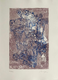 L'imitation de Notre Dame la Lune IV by Camille Bryen, 1974