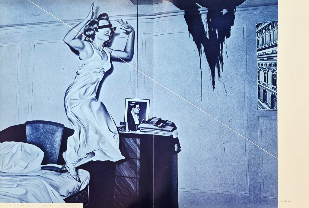 Opéra glacé №3 / Opéra jolie Salomé by Jacques Monory, 1976