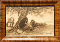 Halte des vagabonds by Théophile Alexandre Steinlen, c. 1914