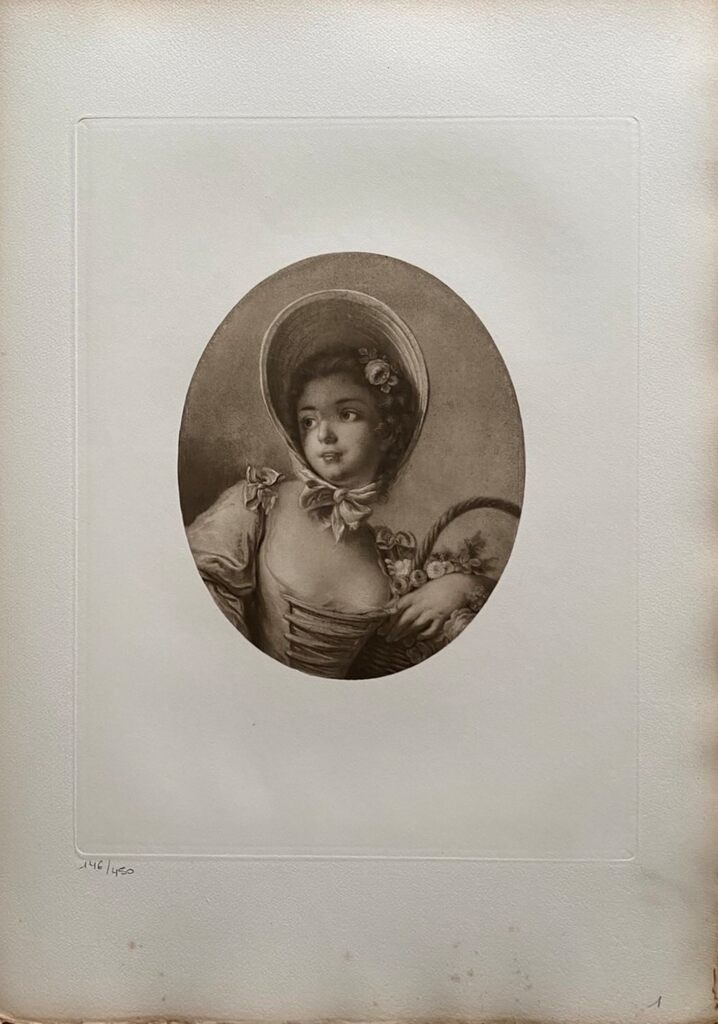 Portrait de jeune fille by François Boucher, 1908