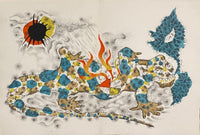 Il n'est pas vrai que la salamandre soit à son aise dans le feu... by Jean Lurçat, 1965