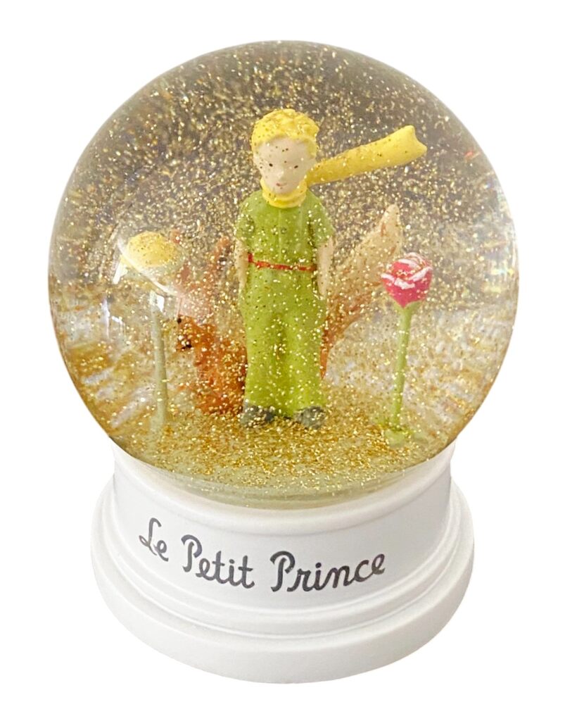 Le Petit Prince et Le Renard" Snow Globe d'Antoine de Saint-Exupéry, 2018