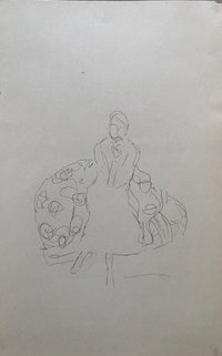 Woman on a sofa de Gustav Klimt, 1922 (vue 2)