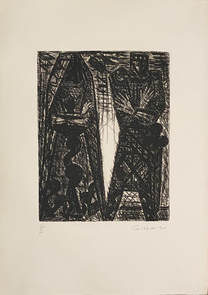 Macbeth: Le complot by Marcel Gromaire, 1958