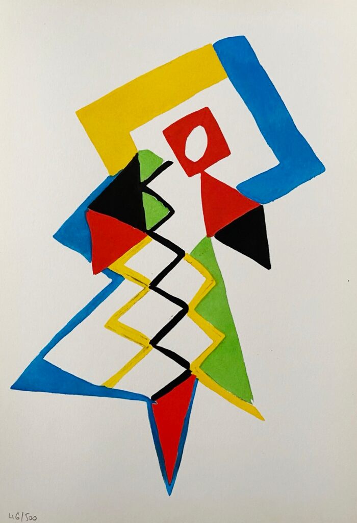 Tableaux vivants 21 de Sonia Delaunay, 1969
