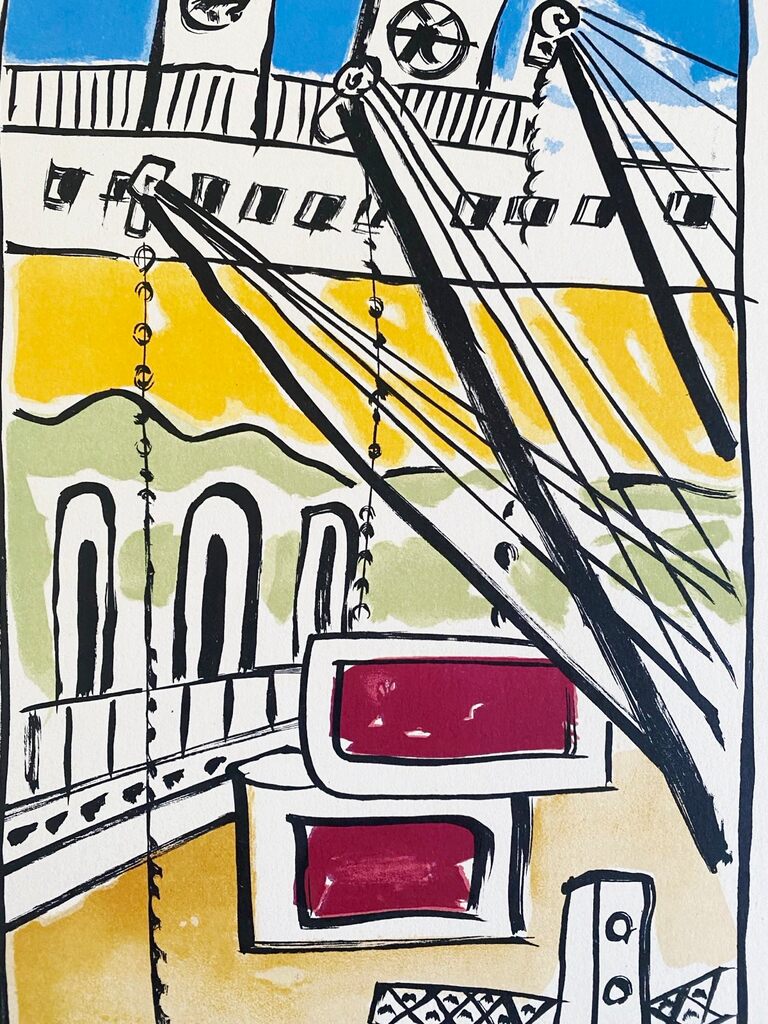 Le Port by Fernand Léger, 1960 (view 2)