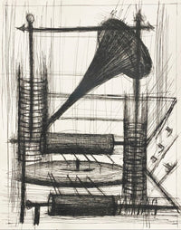 Le phonographe by Bernard Buffet, 1958