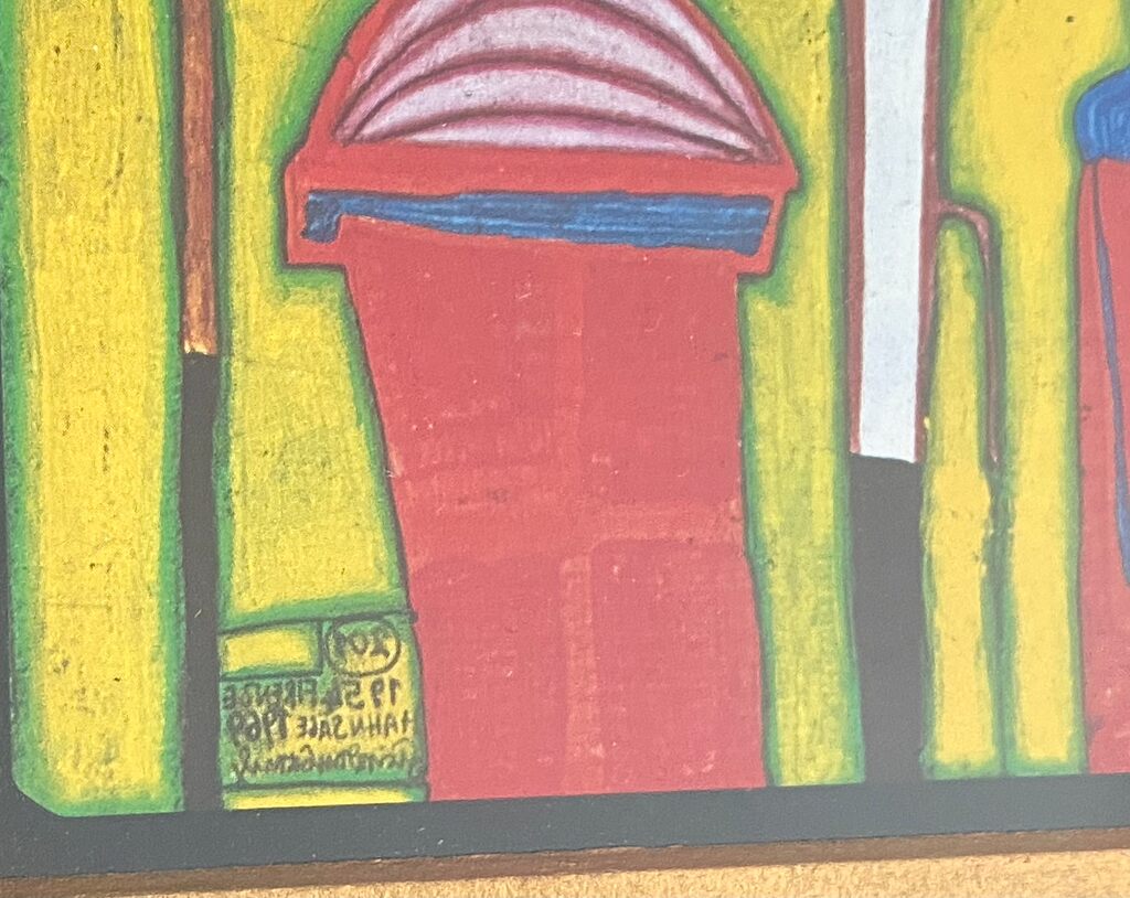 Hemdarmelschnitt by Friedensreich Hundertwasser, 1960 (view 2)