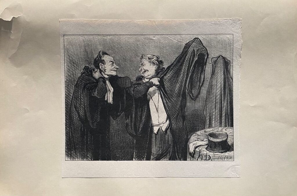Court Scene by Honoré Daumier, 1918 (view 2)