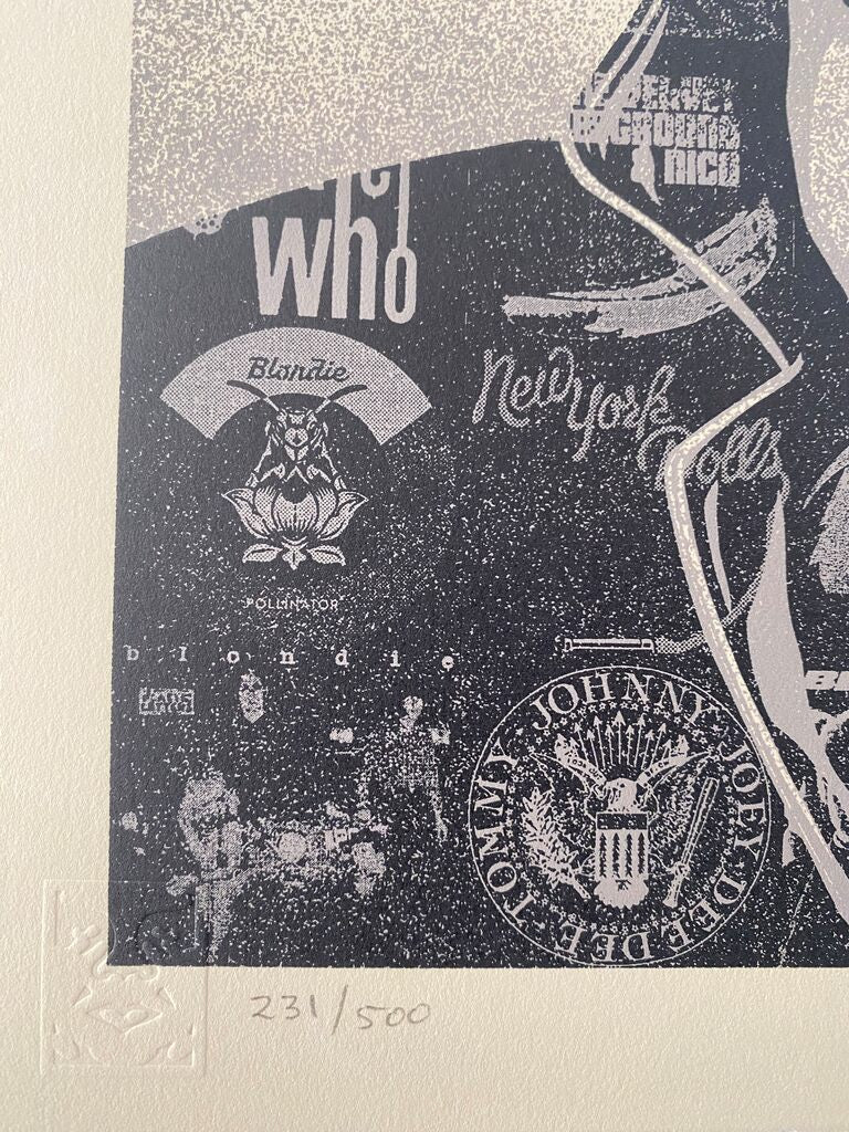 Clem Burke Sonic DNA by Shepard Fairey, 2025 (view 2)
