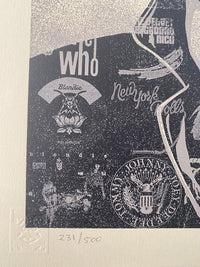 Clem Burke Sonic DNA by Shepard Fairey, 2025 (view 2)