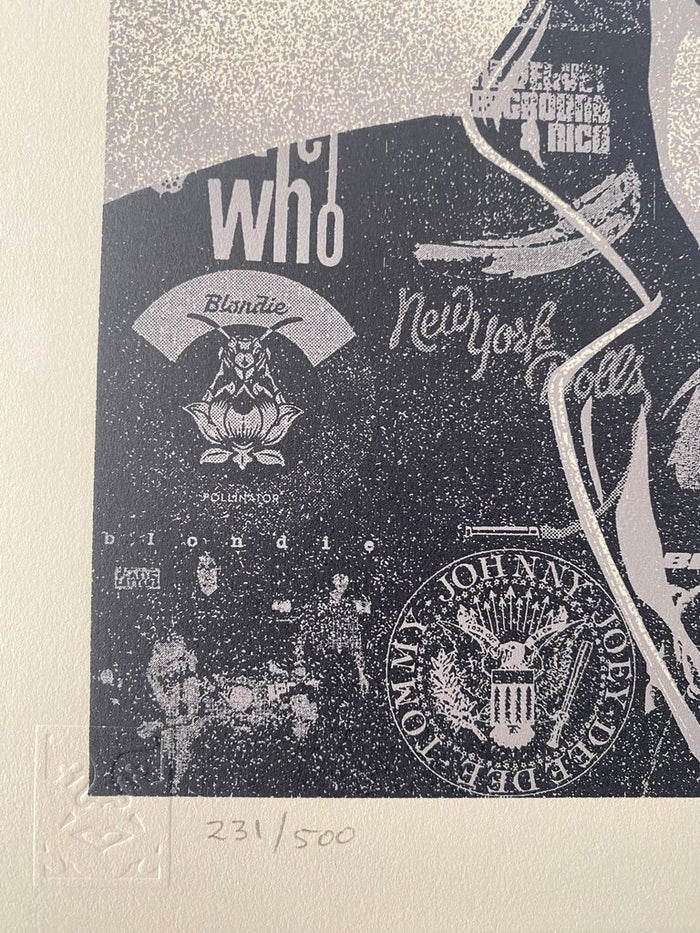 Clem Burke Sonic DNA de Shepard Fairey, 2025 (vue 2)