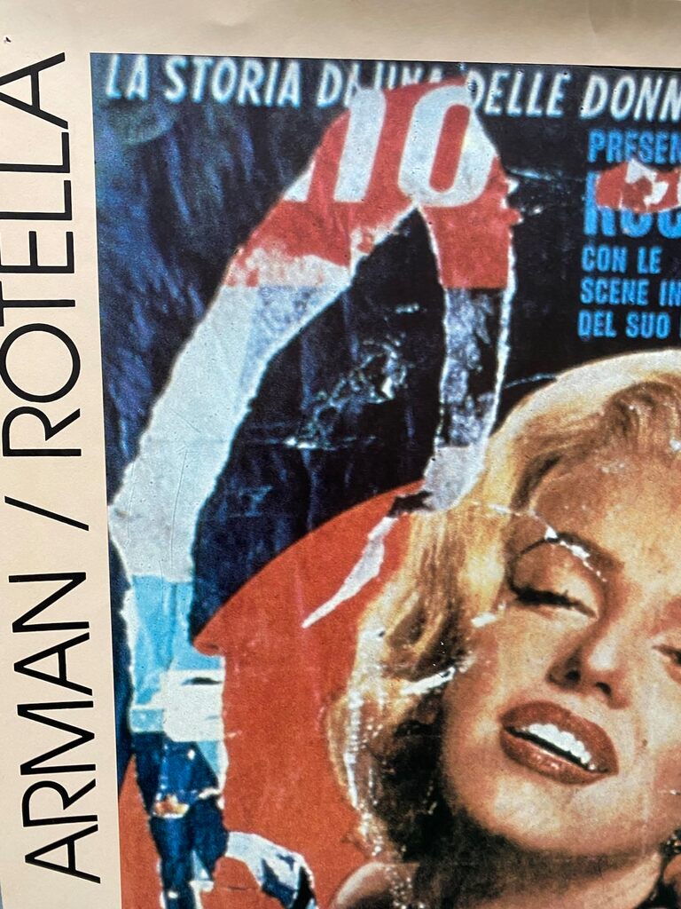 Marilyn de Mimmo Rotella, 1982 (vue 3)