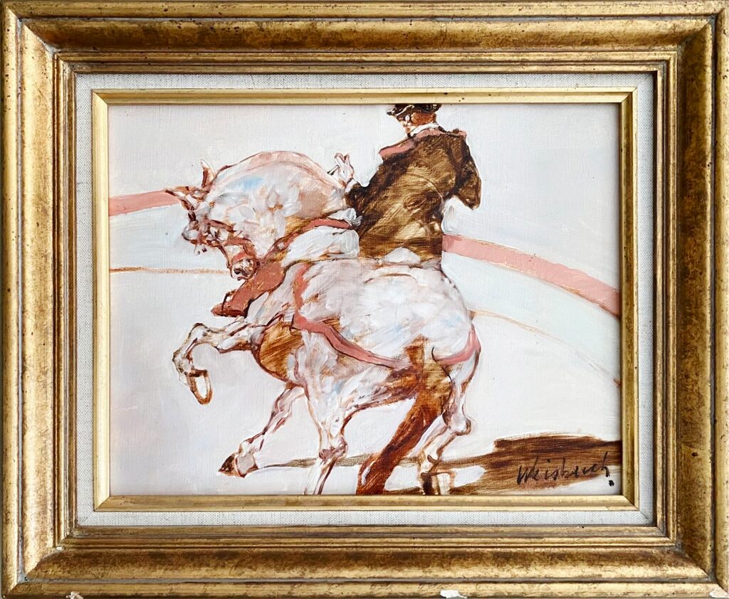 L’écuyer du cirque by Claude Weisbuch, c. 1985