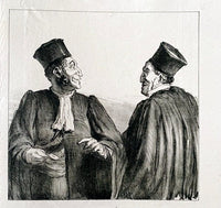 Court Scene by Honoré Daumier, 1918