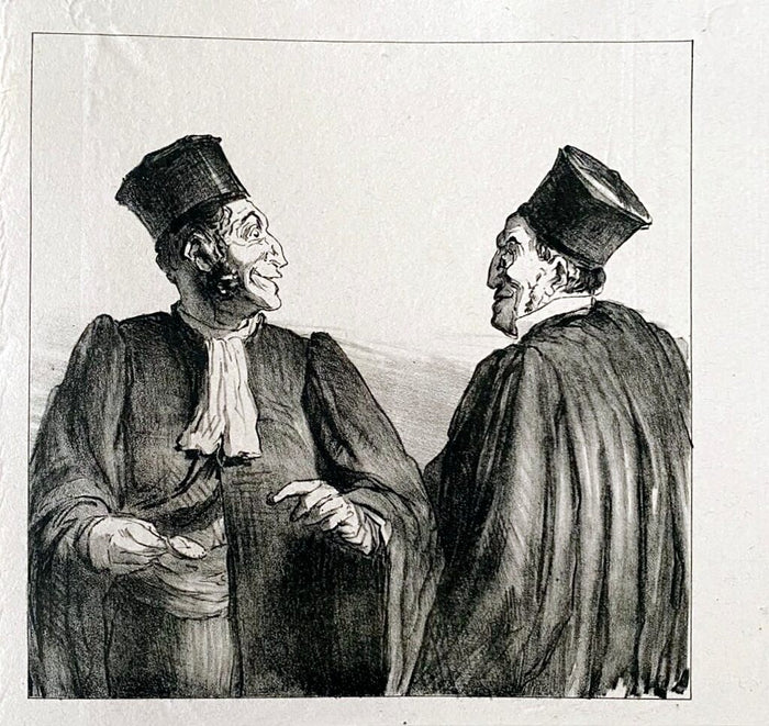 Court Scene de Honoré Daumier, 1918