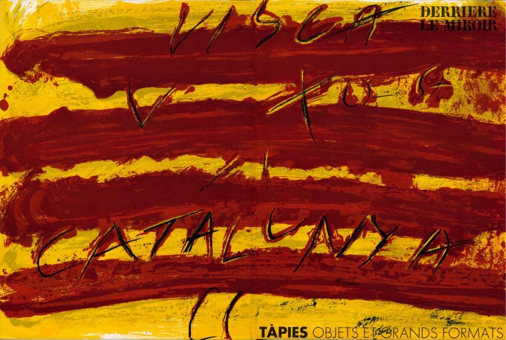 Visca Catalunya by Antoni Tàpies, 1972
