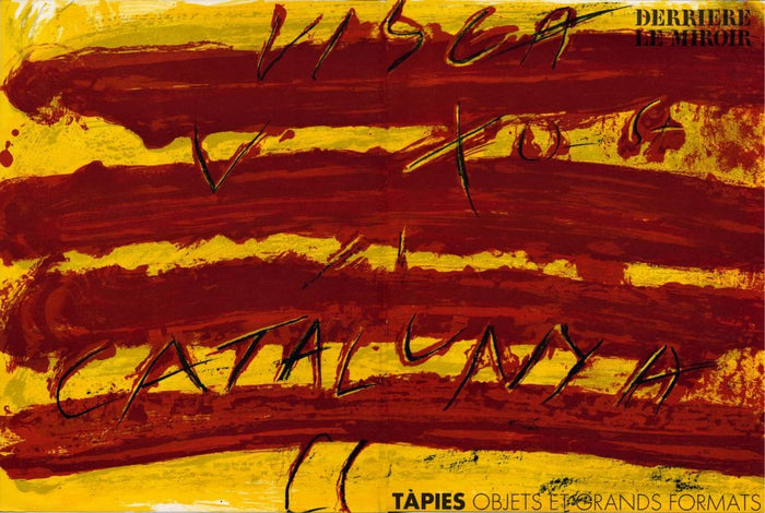 Visca Catalunya by Antoni Tàpies, 1972