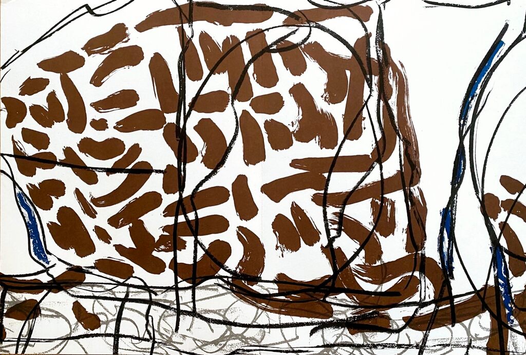 Untitled by Jean-Paul Riopelle, 1974