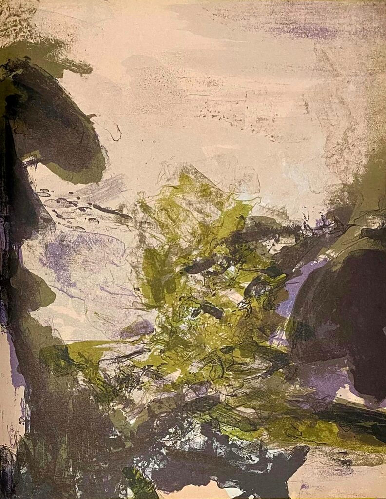 Paysage by Zao Wou-Ki 趙無極, 1971