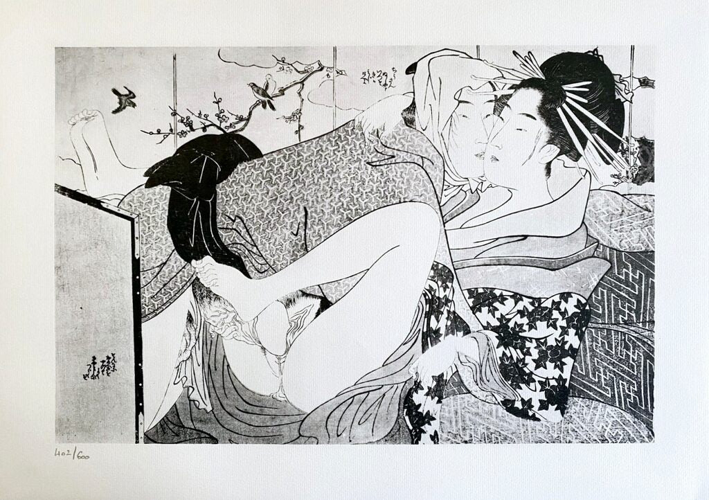Japanese Shunga de Chobunsai Eishi, 1961