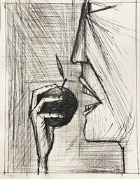 Les pommes de la connaissance by Bernard Buffet, 1958