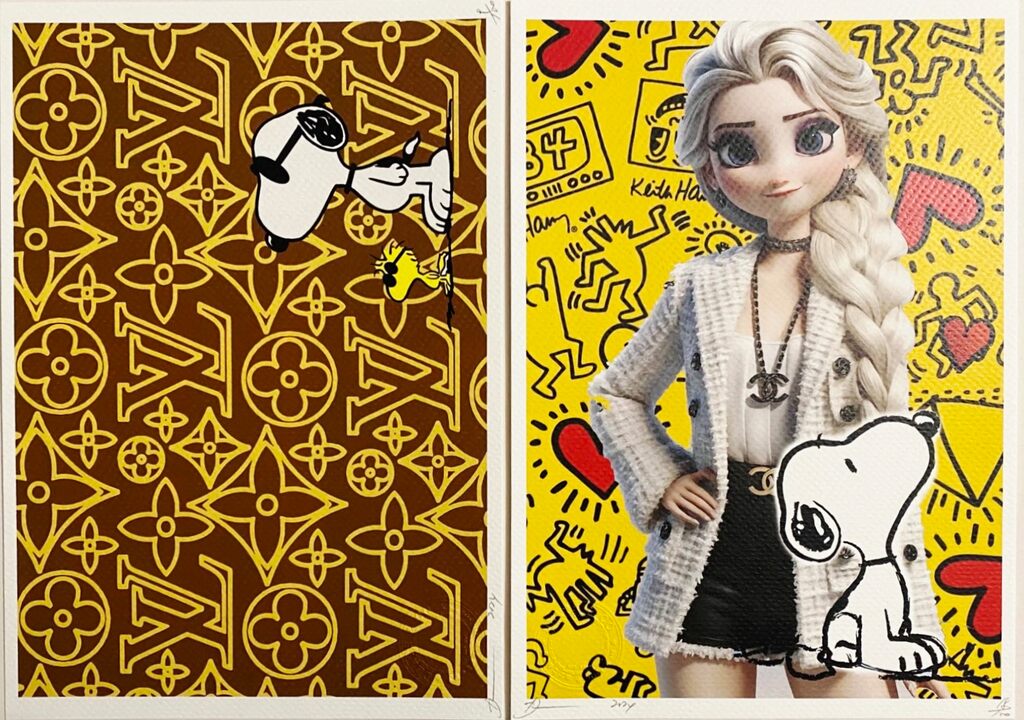 Snoopy & Elsa by Death NYC, 2024
