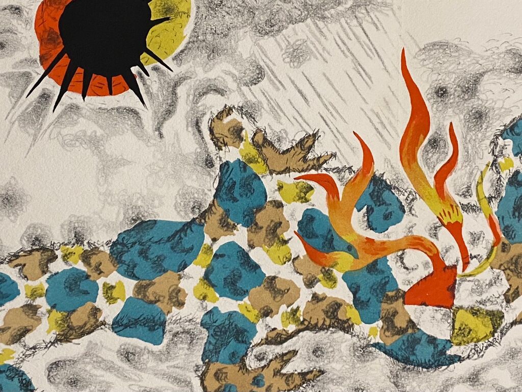 Il n'est pas vrai que la salamandre soit à son aise dans le feu... by Jean Lurçat, 1965 (view 3)
