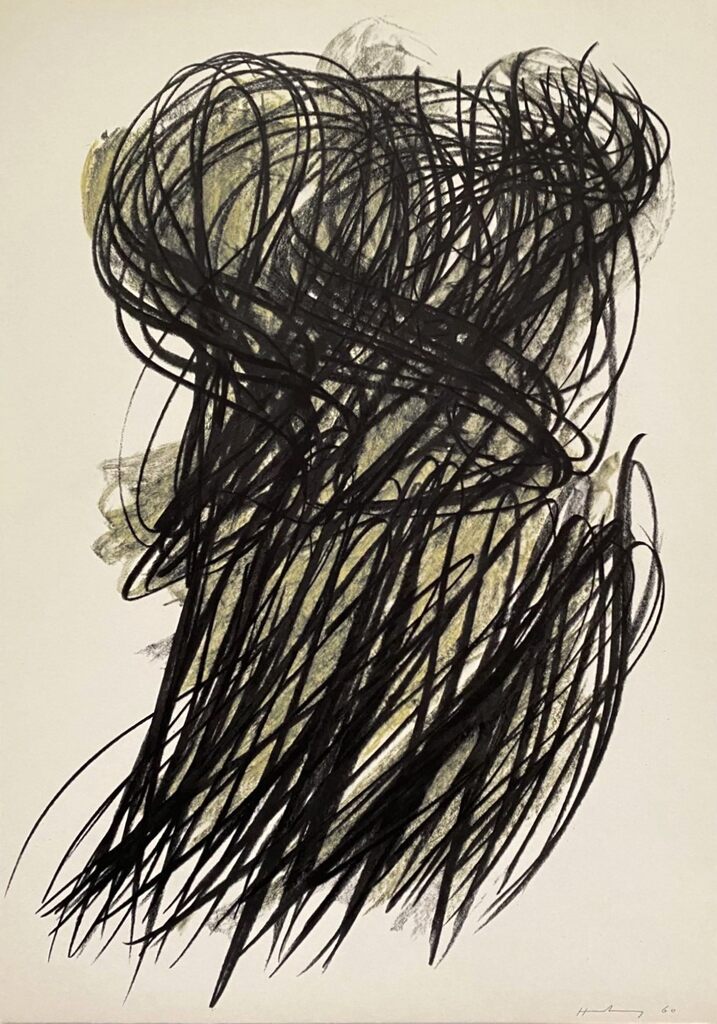 Pastel P.1960-166 by Hans Hartung, 1961