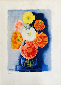 Pavots lourds et capiteux de Moïse Kisling, 1954