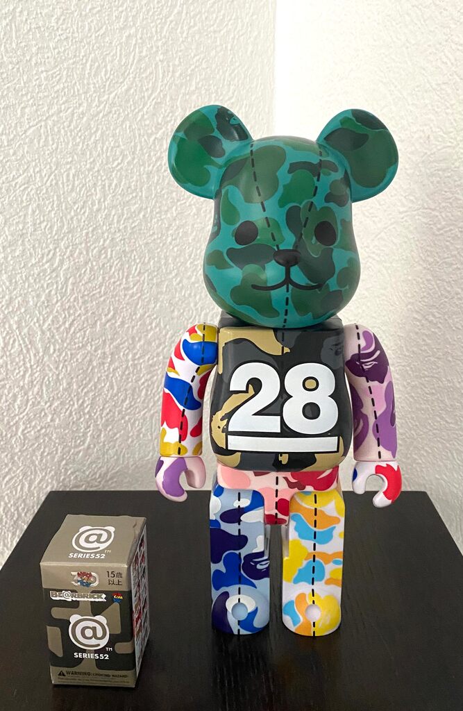 Bape 28th anniversary, Camo #4 400% de BE@RBRICK, 2021