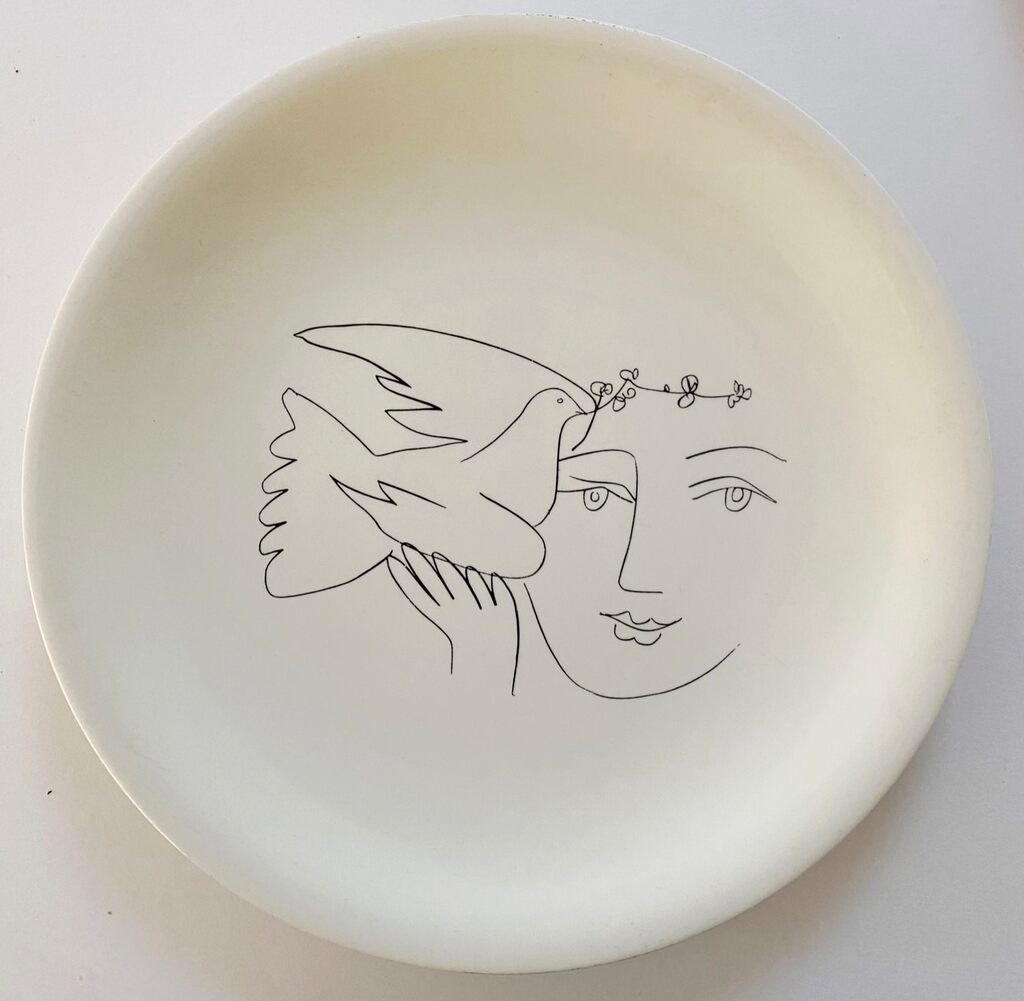 Femme à la colombe de Pablo Picasso, vers 1965
