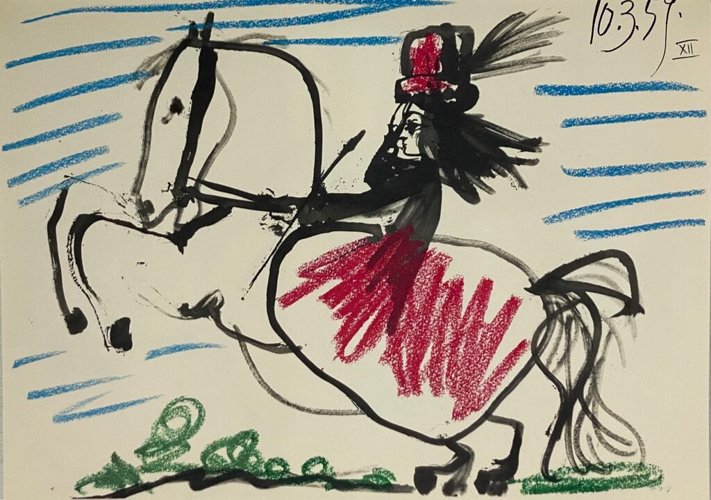 La cavalière XII by Pablo Picasso, 1961