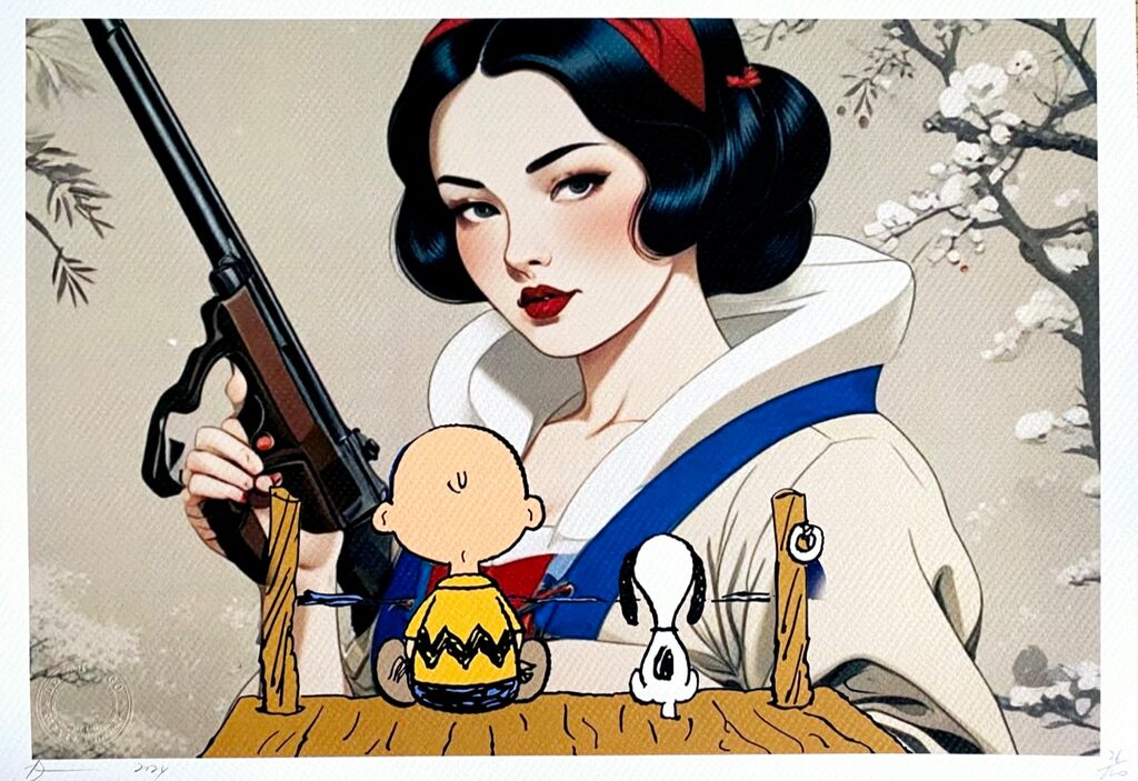 Snoopy in Japan by Death NYC, 2024