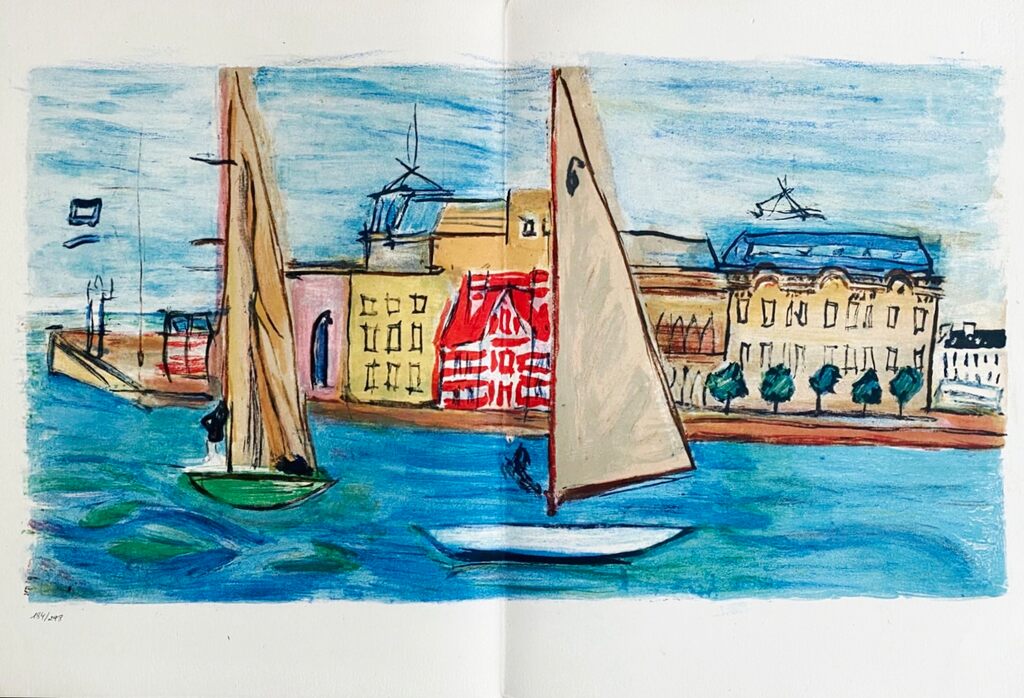 Les Côtes Normandes by Raoul Dufy, 1961