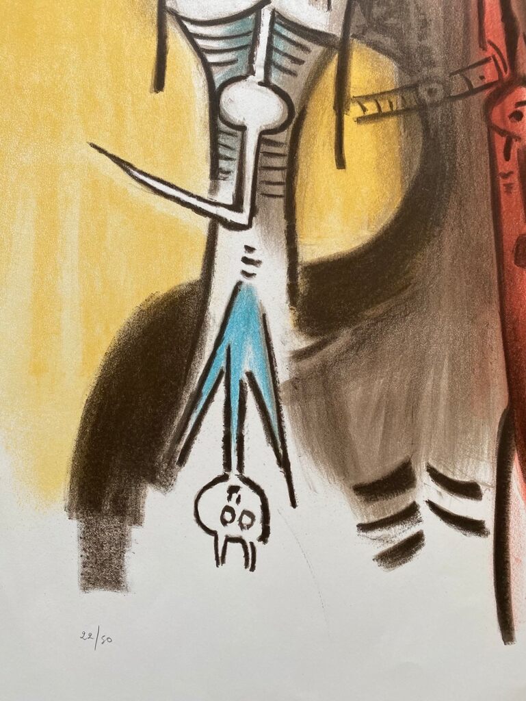 Ils ont le cou des échassiers by Wifredo Lam, 1973 (view 2)