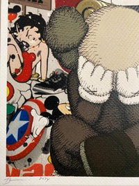 Kaws Lips by Death NYC, 2024 (view 2)