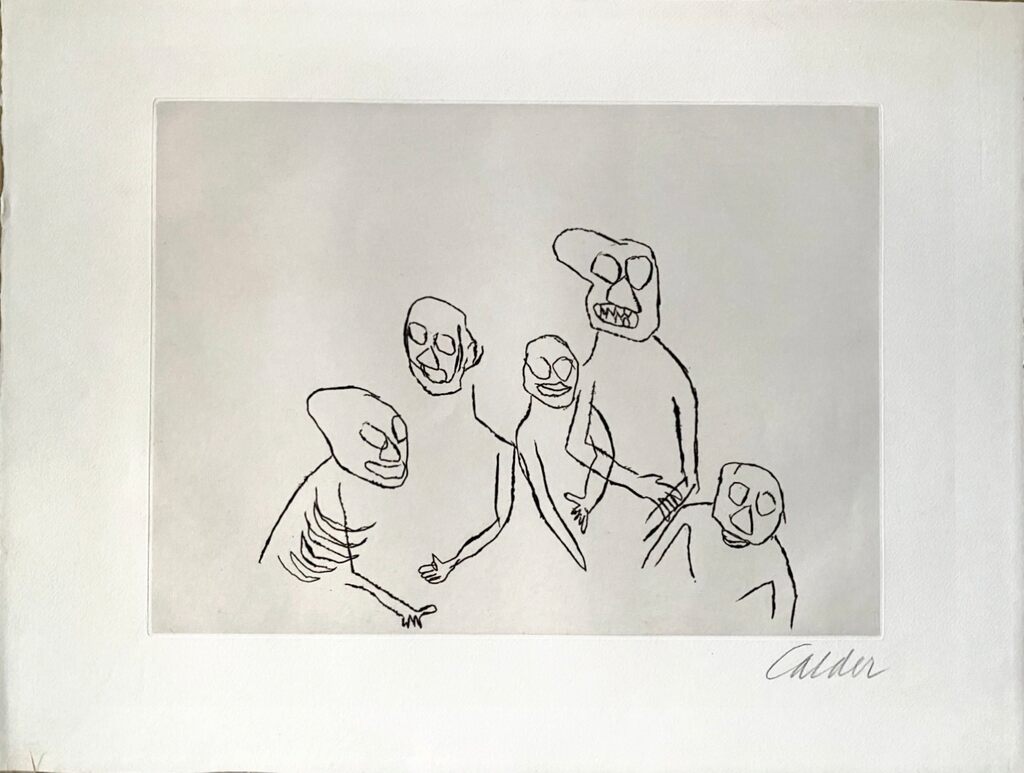 Santa Claus V by Alexander Calder, 1974