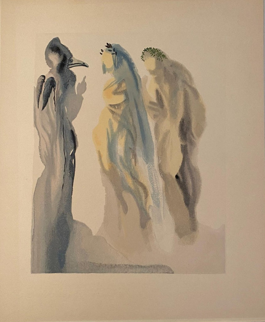 La Divine Comédie - Paradis 09 - Le Ciel de Vénus by Salvador Dalí, 1963