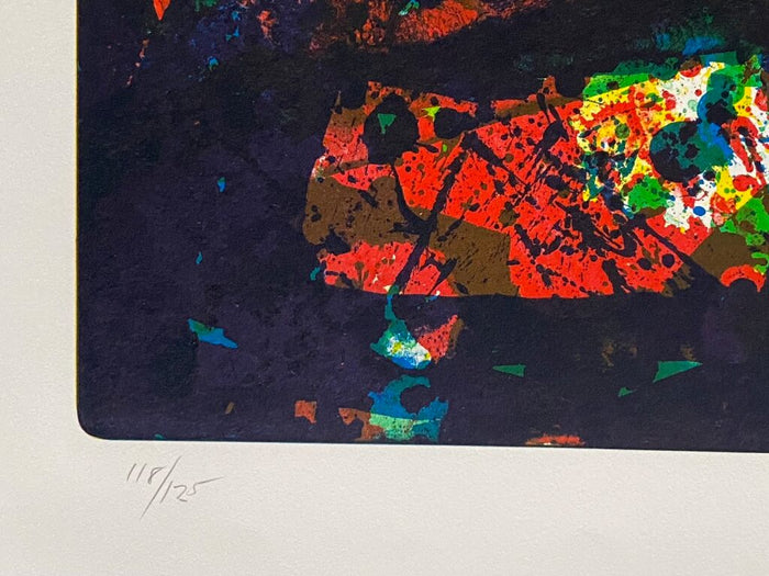 Untitled (SF-194) de Sam Francis, 1975 (vue 2)